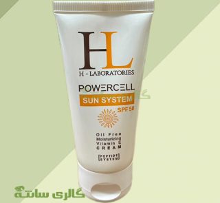 کرم ضد آفتاب بدون رنگ اچ ال
