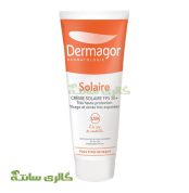 کرم ضد آفتاب بی رنگ پوست نرمال تا خشک درماگور