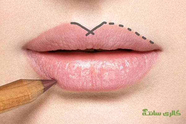آرایش لب حرفه ای