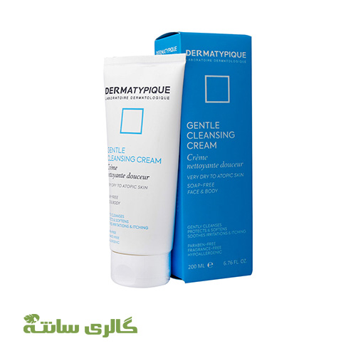 شوینده-کرمی-ملایم کرم شوینده ملایم پوست خشک و حساس درماتیپیک DERMATYPIQUE