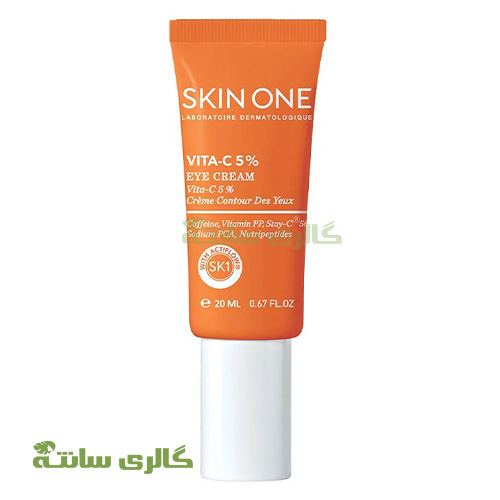 کرم دور چشم حاوی ویتامین سی 5% اسکین وان