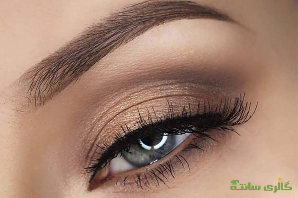 آرایش چشم دخترانه ملایم