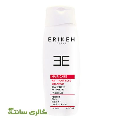 شامپو ضد ریزش و حجم دهنده اریکه ERIKEH حجم 200 میل