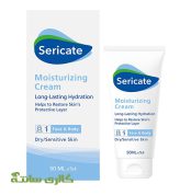 کرم مرطوب کننده سریکیت sericate مخصوص پوست نرمال تا خشک حجم 50 میل