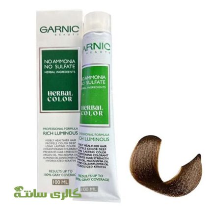 رنگ مو گارنیگ فاقد آمونیاک کد 7 GARNIC hair color حجم 100 میل