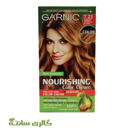 کیت رنگ مو گارنیک کد GARNIC Nourishing Color Cream 7.23
