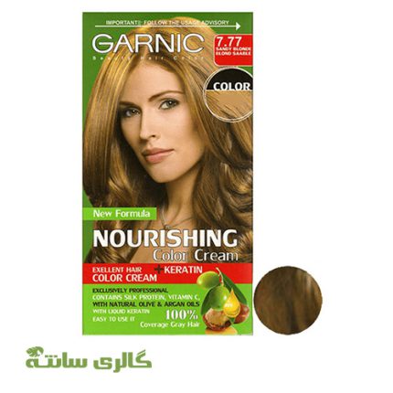 کیت رنگ مو گارنیک کد GARNIC Nourishing Color Cream 7.77