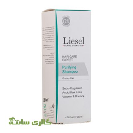 شامپو تقویت کننده و ضد ریزش مو ، پوست چرب لایسل Liesel حجم 200 میل