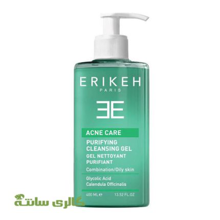 ژل شوینده پوست چرب و مختلط اریکه ERIKEH حجم 400 میل