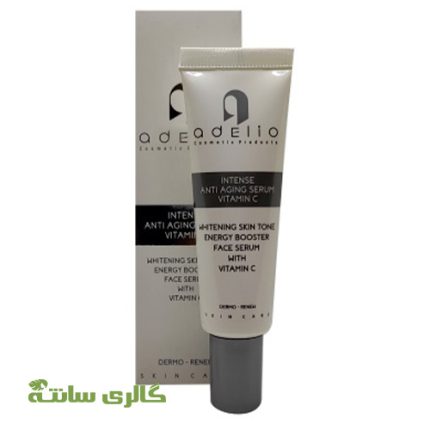 سرم بوستر ویتامین سی روشن کننده و ضد چروک ادلیو adelio حجم 30 میل