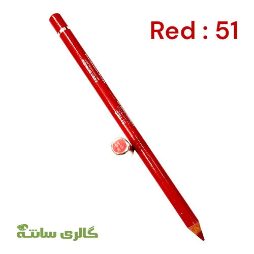 مداد لب چوبی پرورانس کد 51 قرمز Prorance