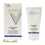 کرم مرطوب کننده و آبرسان پوست خشک ویلگاس VILGAS حجم 50 میل