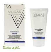 کرم مرطوب کننده و آبرسان پوست خشک ویلگاس VILGAS حجم 50 میل