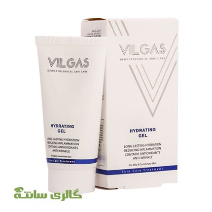 ژل آبرسان فاقد چربی مخصوص پوست چرب و مختلط ویلگاس VILGAS حجم 50 میل