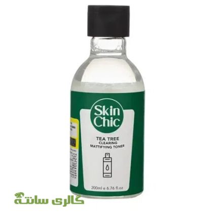 تونر مات و پاک کننده چربی پوست حاوی عصاره درخت چایی اسکین شیک SKIN CHIC