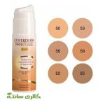 فلوئید کرمپودر بدن و پا مدل پرفکت لگز کاوردرم spf40 حجم 75 میل