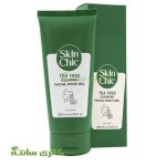ژل شوینده صورت پوست چرب عصاره درخت چای اسکین شیک Skin Chic