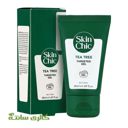 ژل کنترل کننده چربی حاوی روغن درخت چای اسکین شیک SKIN CHIC حجم 50 میل