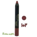 رژ لب مدادی بادوام و مخملی کوئین فیس QUEEN FACE کد 102