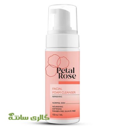 فوم شوینده مخصوص پوست نرمال پتال رز Petal rose حجم 150 میل