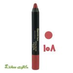 رژ لب مدادی بادوام و مخملی کوئین فیس QUEEN FACE کد 108