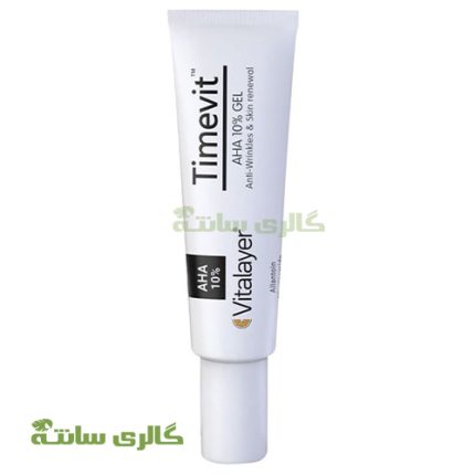 کرم ژل ضد چروک و لایه بردار 10% AHA تایم ویت Vitalayer