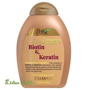 شامپو بیوتین و کراتین H&T 