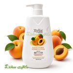 شامپو بدن لایه‌بردار xylia حاوی هلو و زردآلو